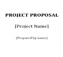 Project proposal